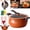 Orange, variant on Multifunctional Large Capacity Non-stick Pressure Cooker, 8QT Micro Pressure Cooker with Anti-Scalding Handle & Visible Glass Cover, Family-Size Fast Cooking Pot for Family Meals Soups (Gray)