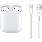 Restored Apple AirPods 1st Generation In-Ear Earbuds with Charging Case, White