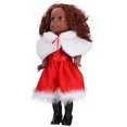 thumbnail image 3 of Juego de muñecas navideñas de 19 pulgadas, bonito juguete para bebé con pelo rizado, muñecas navideñas para niños KidQ18-522, 3 of 5