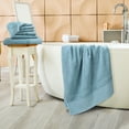 thumbnail image 2 of REGALWOVEN Combed Cotton 8 Piece Towel Set, Soft 600 GSM Luxury Absorbent Towels for Bathroom Saxe Blue, 2 of 8
