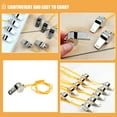 thumbnail image 3 of unbranded Pcs Referee Whistle Coaches with Lanyard Whistles for Kids Child Silver, 3 of 8