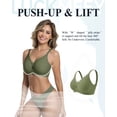 thumbnail image 2 of LUCKMEEY Wireless Mesh Bras for Women Seamless Full Coverage Push up Bra Plus Size, 2 of 6