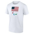 thumbnail image 2 of Men's  White Team USA 2024 Paralympics Primary Logo T-Shirt, 2 of 3