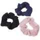 thumbnail image 1 of 3pcs Silk Hair Rings Solid Color Hair Ties for Women All Ages Fashionable Accessories for Parties Everyday Wear, 1 of 3