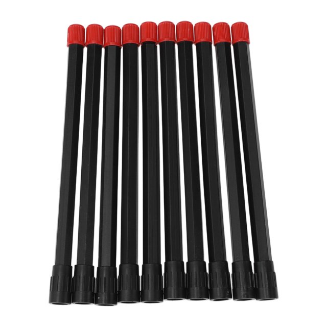 10pcs 150mm Extensión de Válvula de Llanta Universal de Plástico 180 Grados Extensor de Vástago de Llanta para Automóvil, Motocicleta, RV, Camión, Bicicleta
