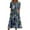 Purple, variant on Ecqkame Women's Summer Long Dresses Short Sleevel Casual Floral Print Dresses Loose Tshirt Dress Sky Blue S