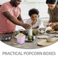thumbnail image 4 of Miangastore 24pcs Popcorn Boxes Holder Containers Cartons Paper Bags Dot Design Snack Box Theater Dessert Tables Wedding Favors (Purple), 4 of 9
