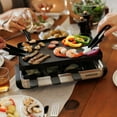 thumbnail image 4 of Swissmar Raclette Classique pour 8 Personnes, Spatules Résistantes à la Chaleur, Plats Antiadhésifs, 4 of 17