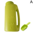 thumbnail image 3 of Snow Salt Spreader,2L Handheld Spreader, Ice Melt Spreader with Scoop,Ice Melt Shaker Dispenser with Capacity Scale,Adjustable Opening Sizes for Fertilizer & Earth Food, Snow Salt, Deicer, 3 of 8