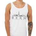 thumbnail image 2 of Skyline Bern Switzerland Tank Top Unisex Large White, 2 of 5