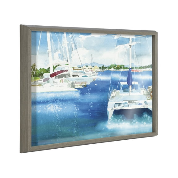 Blake Summer is for Sailing 24 in x 18 in Framed Painting Art Prints, by Kate and Laurel