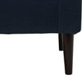thumbnail image 3 of Mainstays Kinley Lounge Arm Chair, Navy Polyester Fabric, 3 of 6