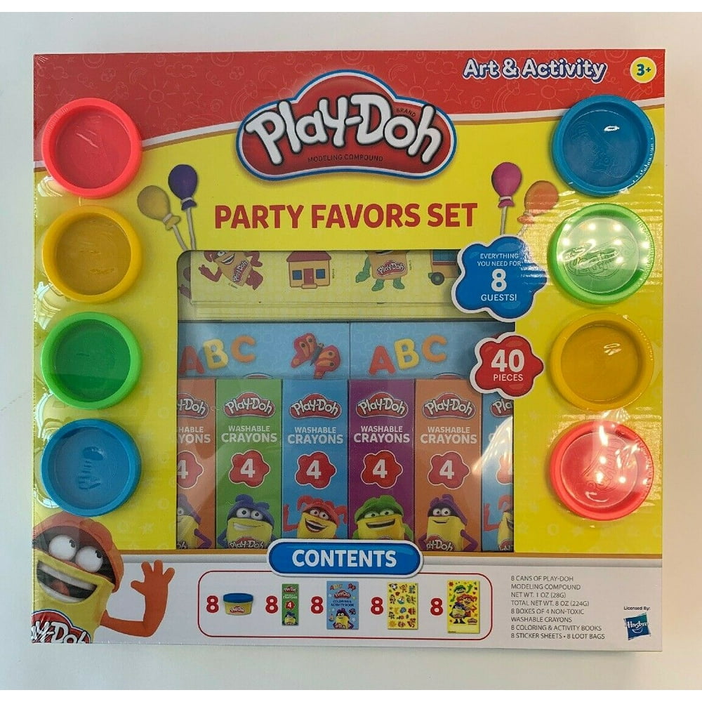 Play-Doh Party 40-Piece Favor Set - Walmart.com - Walmart.com