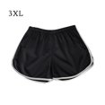 thumbnail image 1 of Pantalones cortos deportivos para mujer Pantalones cortos deportivos sueltos con pierna ancha Pantalones cortos deportivos, Negro, 3XL Yuarrent AP001487-22B, 1 of 7