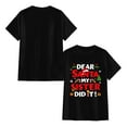 thumbnail image 4 of OdeJous Dear Santa I Can Explain Funny Christmas Shirt Men Women Graphic T-Shirt Funny Clothing Black L, 4 of 6