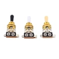 thumbnail image 1 of Electric Guitar 3 Way Toggle Switch With Brass Tip Knob - Flexible Control, Precise Operation - Durable Zinc Alloy - Suitable For Electric Guitar, Synthesizer, 1 of 8