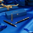 thumbnail image 7 of Waterman Expert Ballpoint Pen | Stainless Steel with 23k Gold Trim | Medium Tip | Blue Ink | Gift Box, 7 of 7