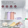 Momcozy Silicone Milk Storage Bags, Reusable Breastmilk Bags for Breastfeeding, 8.5oz/250ml 5Pcs