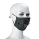 thumbnail image 2 of Mascarilla facial de piel sintética para Halloween Party Punk con filtros, 2 of 4