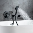 thumbnail image 4 of Rainlex One-Handle 1-Spray Setting Matte Black Bathtub Shower Faucet, 4 of 11