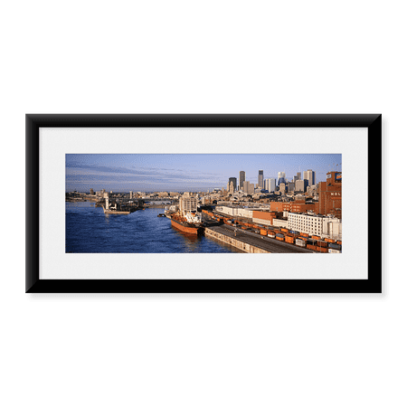 Framed Art Print, Montreal by Panoramic Images, 25-7/8" x 9-7/8"