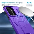 thumbnail image 2 of Funda para Samsung Galaxy S26+ 5G 6.7" con Soporte de Plegado Invisible, Carga Inalámbrica Magnética Segura, Carcasa Deslizante para Cámara, Funda Protectora Resistente a Prueba de Golpes y Caídas, 2 of 10