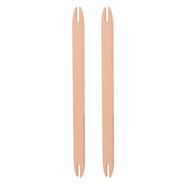 2 Pcs Wooden Shuttle Weaving Stick Knitting Tool Sewing Tools for Sweater Scarf
