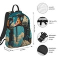 thumbnail image 2 of Yiaed Blue Watercolor Duck Print Lightweight Backpack Travel Backpacks Hiking Daypack for Women Men, 2 of 5