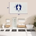thumbnail image 2 of Alfombra de baño SUBRTEX, felpilla, 1400 g/m², color blanco, 50 x 80 cm, 2 of 9