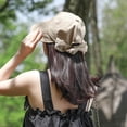 thumbnail image 4 of Sombrero para Gorras Protección Mujeres Cola Visera Sombrero para diario Hugo Sombrero de sol para mujer, 4 of 10