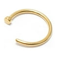 thumbnail image 2 of Nose Ring Hoop Stud 316L Surgical Steel Nose Piercing Jewelry 22G 20G 18G, 2 of 15