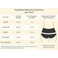 thumbnail image 6 of HBlife 6 Pack Womens Cotton Maternity Underwear,Healthy Maternity Pregnancy Panties Postpartum Mother Under Bump Underwear, 6 of 6