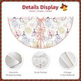 thumbnail image 3 of Haiem Hand Drawn Rabbit Pattern Christmas Tree Skirt Merry Christmas Party Christmas Tree Decoration,New Year Decorations-30", 3 of 6