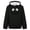 Black, variant on Girls Cat Pouch Hoodie,Pet Carrier Hoodies with Pocket,Funny Print Pullover Hooded Sweatshirt,Cozy Long Sleeve Hoodies for Girls