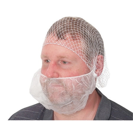 - Condor 1TTV4 Universal White Lightweight Polypropylene Beard Net