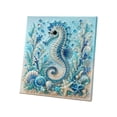 thumbnail image 3 of Ocean Marine Theme 5D Diamond Painting Kit Sea Animal DIY Rhinestone Art Set for Adults & Kids Dolphin Octopus Turtle Shark Diamond Craft Decor - 7.87" x 7.87", 3 of 3
