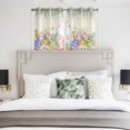 thumbnail image 3 of Cute Easter Bunny Kitchen Curtains Window Panels, Eucalyptus Leaves Colorful Eggs Beige Insulated Window Treatment Curtain, Grommet Curtains for Bedroom/Living Room/Bathroom, 2 Piece 42"Wx45"L, 3 of 8