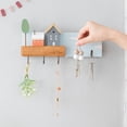 thumbnail image 4 of Key Holder for Wall Key Hook Key Holder Key Holder for Wall Wall Mount Hanging Key Rack Key Hooks for Home Wall Kitchen Entryway Decor (Khaki), 4 of 9