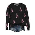thumbnail image 2 of ‌FDGIU Trendy 2025 Women's Xmas Sweater – Funny Print Long Sleeve Pullover, Winter Casual Tunic‌, 2 of 4