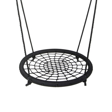 Lifetime Rope Spider Saucer Swing for Swing Sets in Black (90850)
