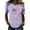 Purple, variant on Womens 4th of July Shirts 250 Anniversary USA Graphic Tee American Flag Print Crewneck Patriotic Summer Festival Top