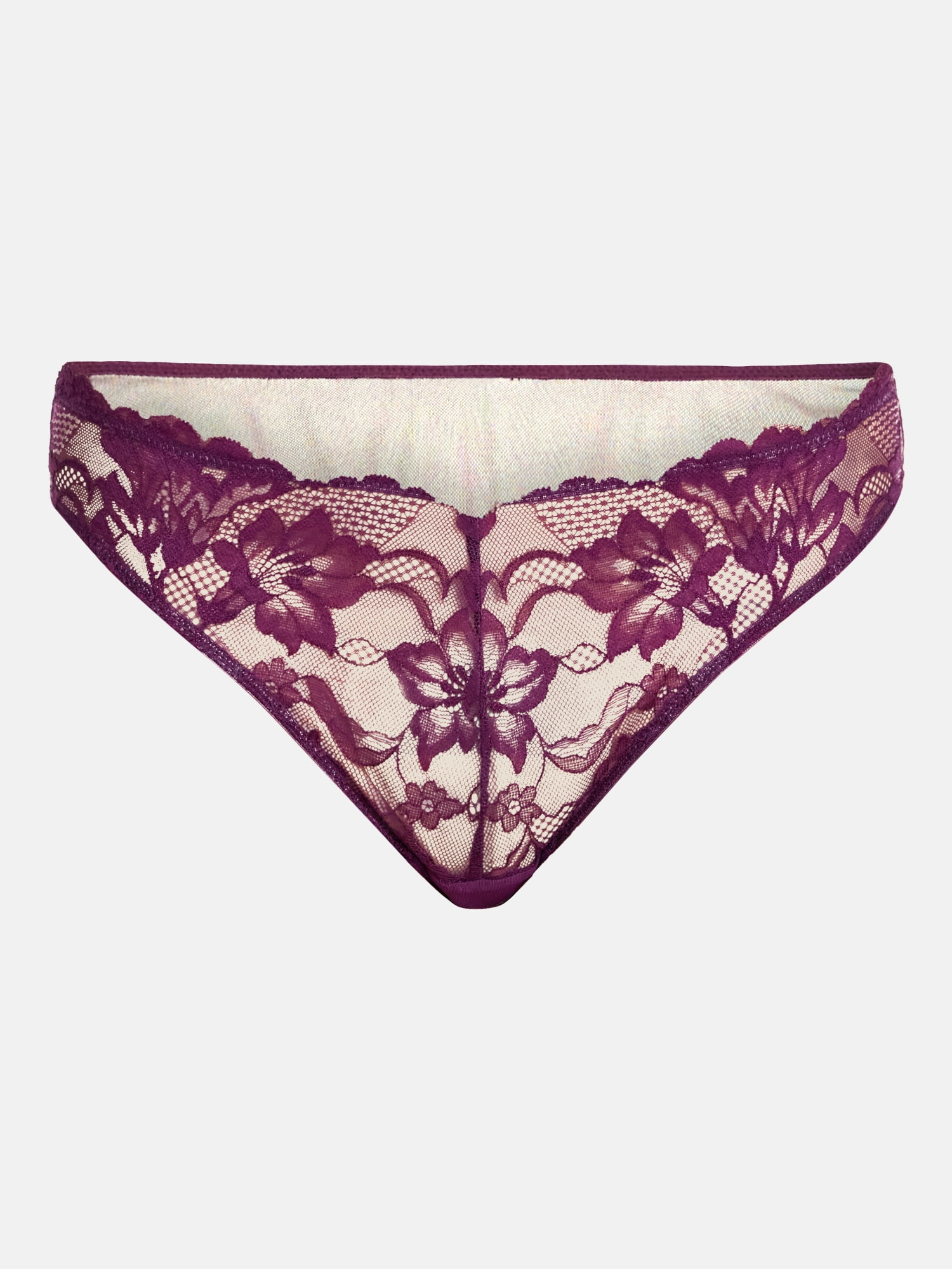 Joyspun Women's Lace Thong, 3-Pack, Size XS-XXXL