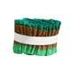 thumbnail image 4 of Paquete de 2 rollos de papel plegables para decoración de festivales DIY de 7 cm x 3 m, decoración de Pascua marrón verde, 4 of 9