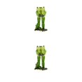 thumbnail image 4 of QualitChoice Exquisite Frog Decoration For Stylish Home Accents Unique Style Home Decoration Couple Frog A 2Set, 4 of 6