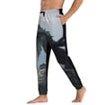 thumbnail image 3 of Kdxio Valley Gray Dragon Pattern Joggers,Sweatpants for Men with Pockets-3X-Large, 3 of 5