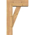 thumbnail image 3 of Ekena Millwork 7 1/2"W x 20"D x 32"H Traditional Block Smooth Bracket w/ Offset Brace, Western Red Cedar, 3 of 25