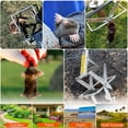 thumbnail image 6 of 2 Pack Mole Traps Thickened Metal Mole Scissor Trap Reusable Mole Trap Mole Control Easy Set Ground Mole Trap for Lawns, 6 of 9