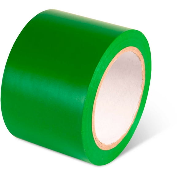 Global Industrial Safety Tape 4""W x 108'L 5 Mil Green 1 Roll