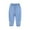 Beige, variant on 1-6 Years Kids Girls Spring Summer Bow Jeans Jogger Denim Pants Casual Outdoor Loose Ankle Cowboy Pants