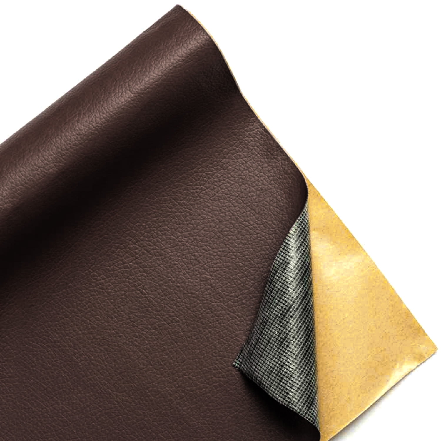 Brown Leather Repair Patch,23.6 × 78.7 inch Self Adhesive Leather Repair Tape,DIY Large Vinyl PU Patches for Furniture,Couch,Sofa,Car Seats,Office